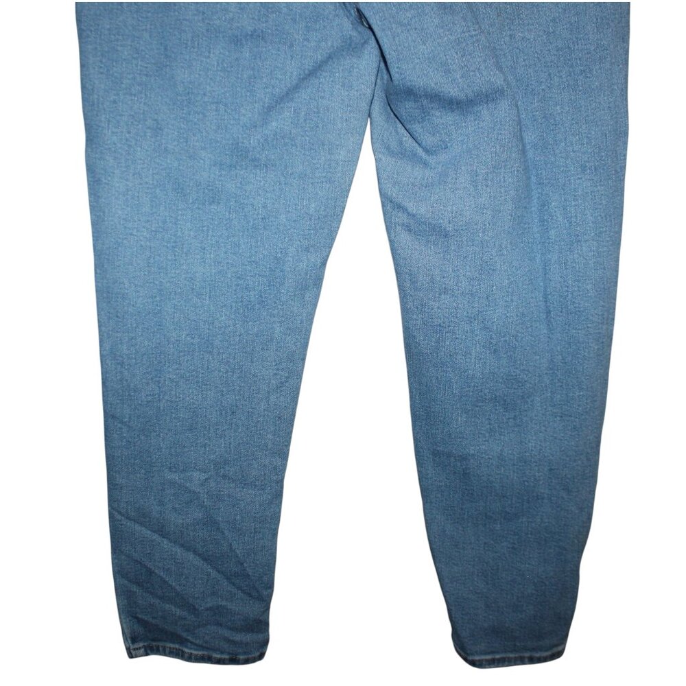 LEVIS Silver Tab Mom Jeans 29/8 Barrel Leg Tapered High Waist 90s Distressed Bag - Picture 11 of 13